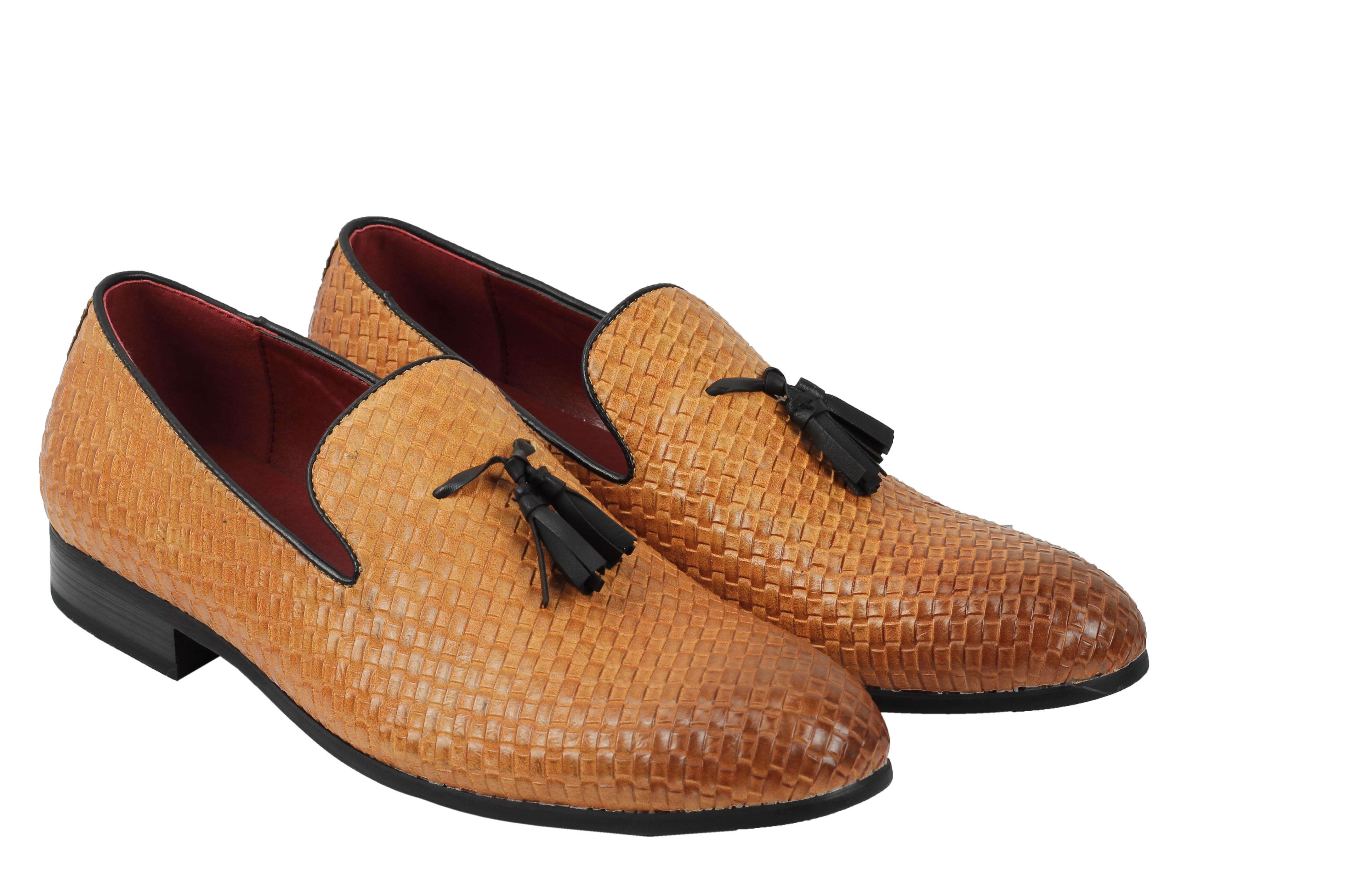mens tassel slip on shoes